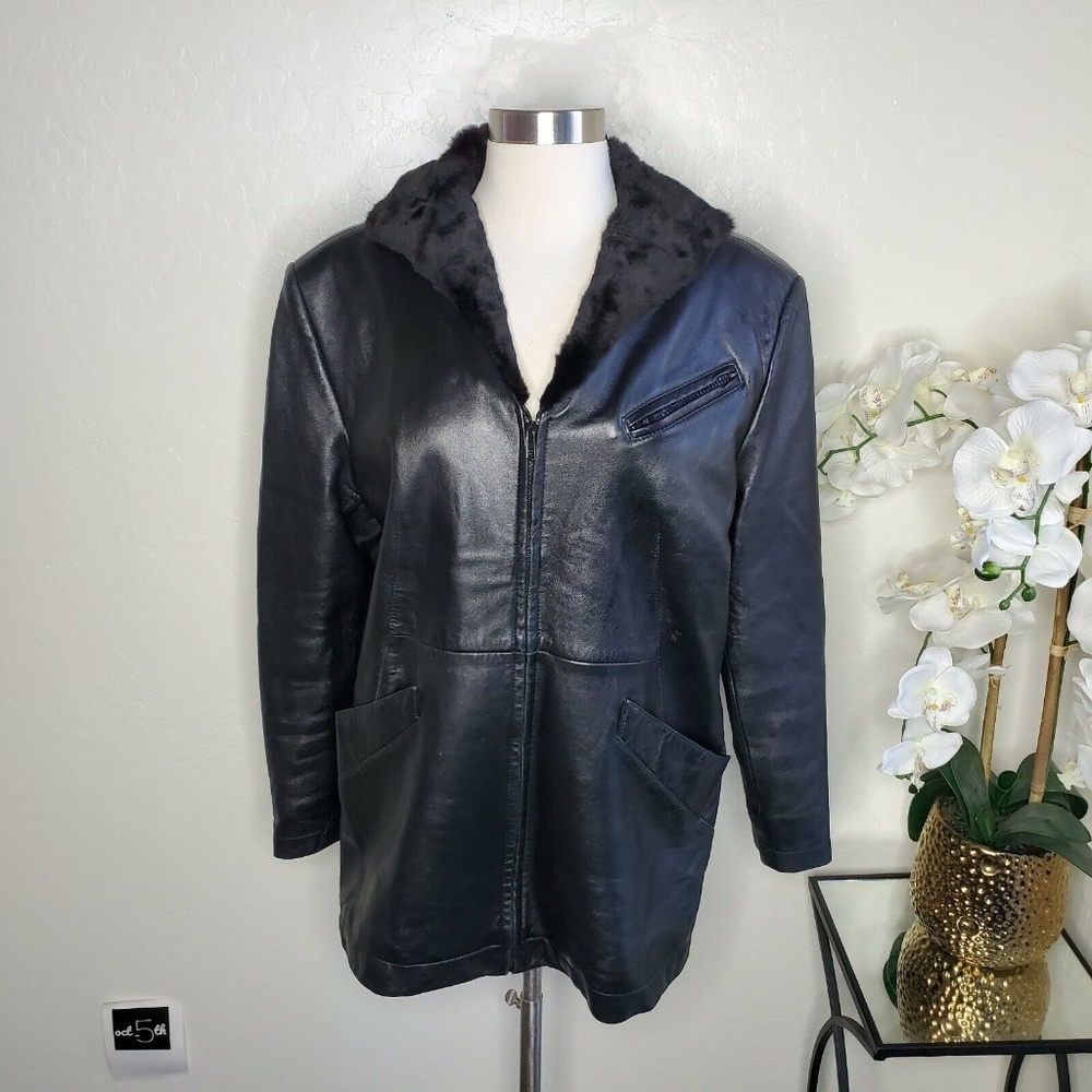 Givenchy Cuir Vintage Black Leather Jacket